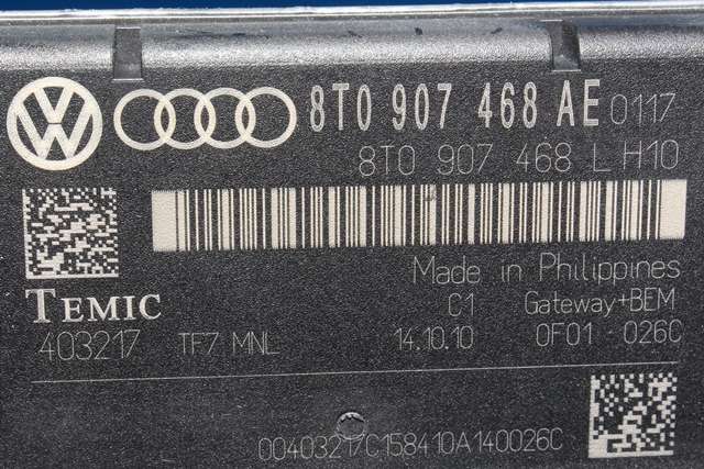 Styreenhet diverse til Audi A4 2007-2014 (Type IV) (B8) (B8) (VAG|8T0 907 468 AE|)