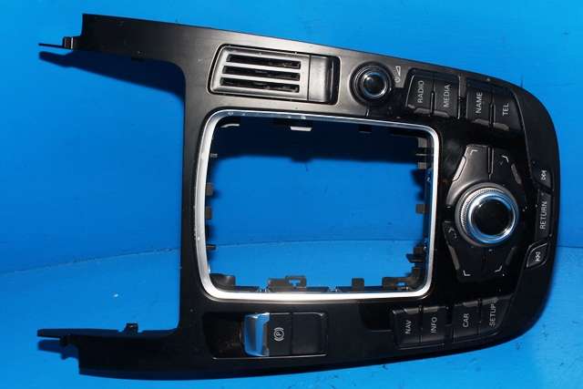 Bilstereo navigasjon betjeningspanel til Audi A4, 2007-2014 (Type IV) (B8) (B8) (VAG|8T0 919 609 WFX)