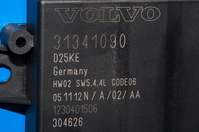 Styreenhet parkering til Volvo V60 2010-2013 (Type I, Fase 1) (VOLVO|31341090|)