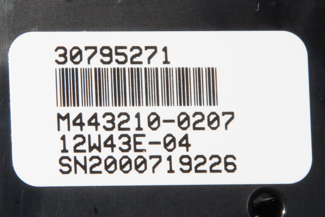 Bilstereo navigasjon betjeningspanel til Volvo V60 2010-2013 (Type I, Fase 1)  (VOLVO|30795271|)