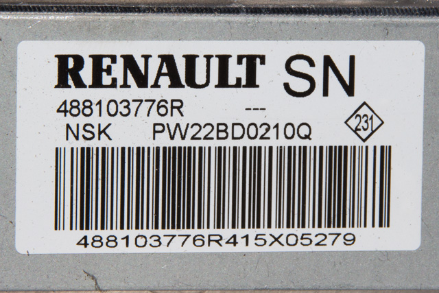 Rattaksel elektrisk servo til Renault Zoe 2013-2019 (Fase 1)  (RENAULT|4881 03776R|)