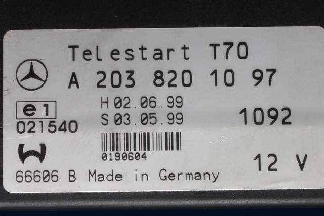 Varmeapparat diverse til Mercedes E-Klasse 2002-2006 (Fase 1) (W211) (W211) (MERCEDES|A 203 820 10 97|)