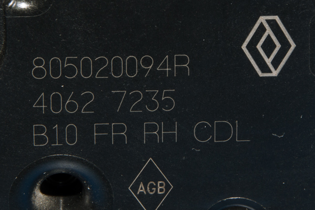 Låsekasse høyre foran til Renault Zoe 2013-2019 (Fase 1) (RENAULT|8050 20094R|)