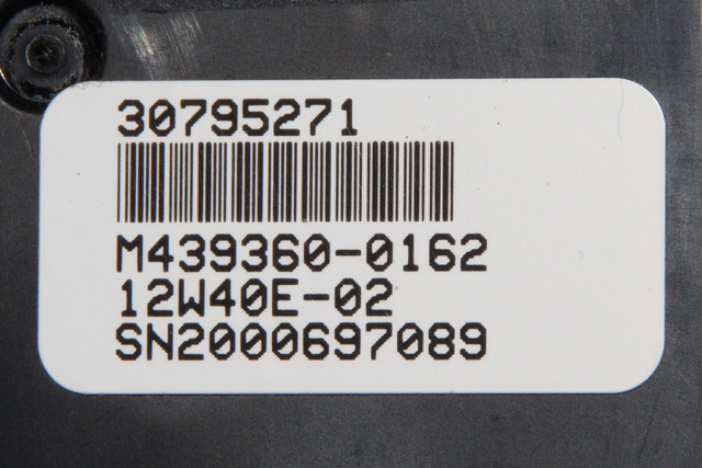 Bilstereo betjeningspanel til Volvo V60 2010-2013 (Type I, Fase 1)  (VOLVO|30795271|)