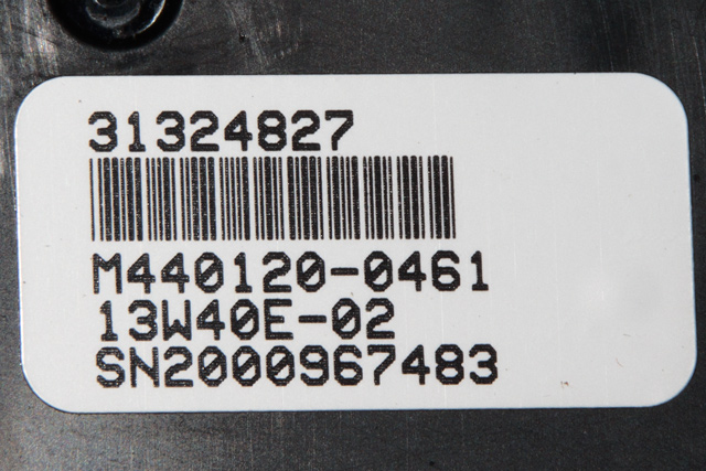 Bilstereo navigasjon betjeningspanel til Volvo XC60 2008-2013 (Type I, Fase 1)  (VOLVO|31324827|)