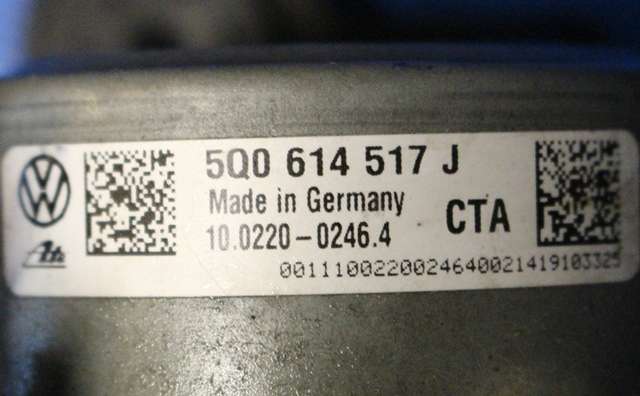 ABS sentral til Škoda Octavia 2013-2016 (Type III, Fase 1) (VAG|5Q0 614 517 J|)
