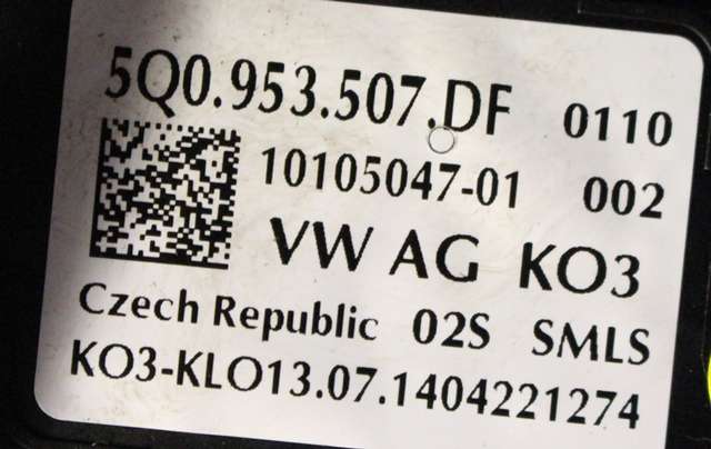 Bryter combi til Škoda Octavia 2013-2016 (Type III, Fase 1) (VAG|5Q0 953 507 DF|)