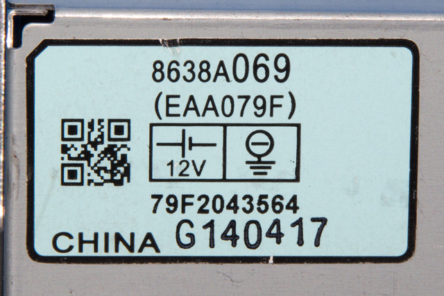 Styreenhet diverse til Mitsubishi Outlander 2012-2015 (Type III, Fase 1) (MITSUBISHI|8638A069|)