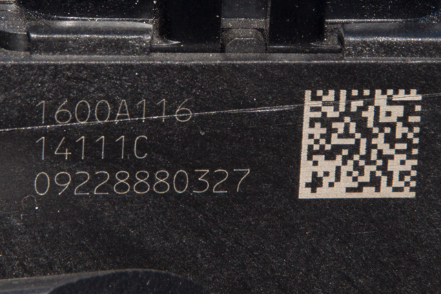 Pedal gass til Mitsubishi Outlander 2012-2015 (Type III, Fase 1) (MITSUBISHI|1600A116|)