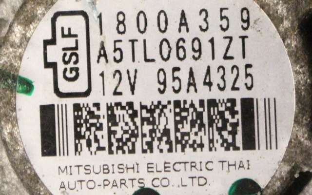 Dynamo til Mitsubishi Space Star 2013-->> (Type II) (MITSUBISHI|1800A359|)