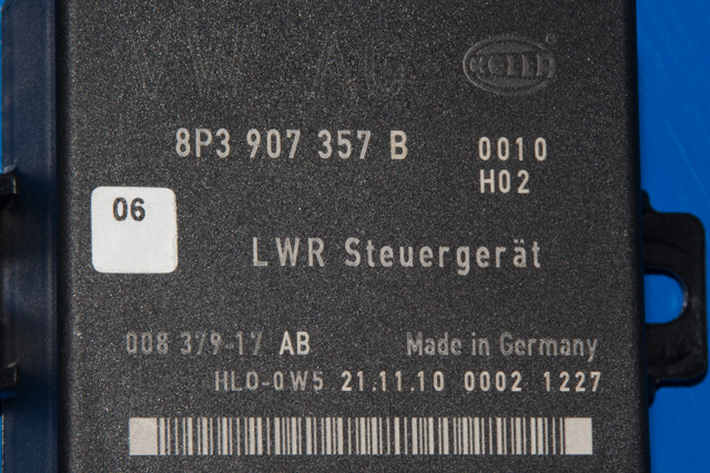 Styreenhet diverse til Audi A3 2009-2012 (Type II, Fase 2)  (VAG|8P3 907 357 B|)