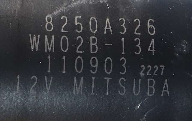 Viskermotor frontrute komplett m/overføring til Mitsubishi i-MiEV 2010-->> (MITSUBISHI|8250A326|)