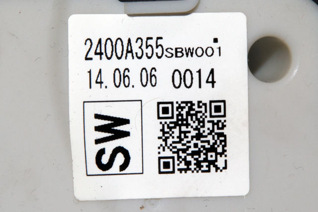 Girstang/girvelger automat til Mitsubishi Outlander 2012-2015 (Type III, Fase 1)  (MITSUBISHI|2400A355|)