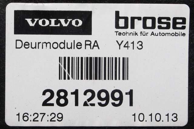 Ruteheis høyre bak til Volvo XC60 2008-2013 (Type I, Fase 1)