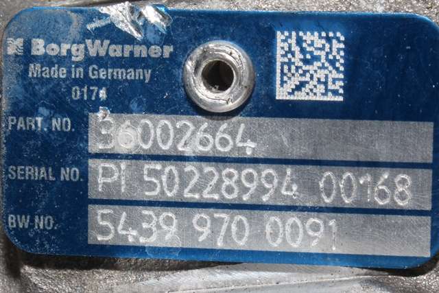 Turbo til Volvo XC60 2008-2013 (Type I, Fase 1)  (VOLVO|36002664|)