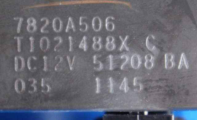 Varmeapparat betjening til Mitsubishi i-MiEV 2010-->>  (MITSUBISHI|7820A506|)