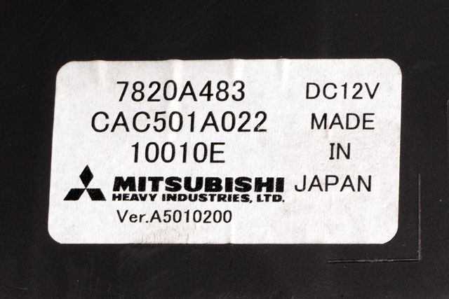 Styreenhet klima/aircondition til Mitsubishi i-MiEV 2010-->> (MITSUBISHI|7820A483|)
