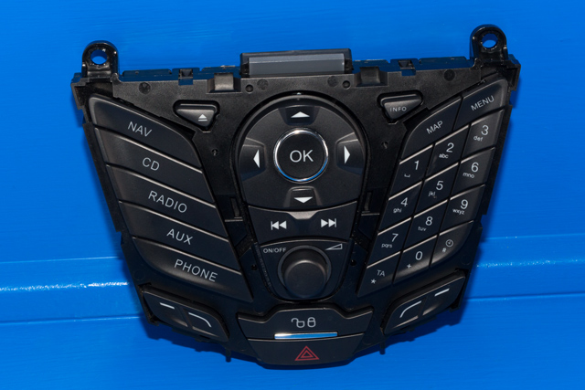 Bilstereo navigasjon betjeningspanel til Ford Focus 2011-2014 (Type III, Fase 1) (FORD|AM5T-18K811-CE|)