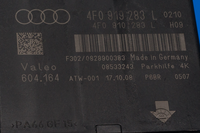 Styreenhet parkering til Audi A6 2008-2011 (Type III, Fase 2) (C6) (C6) (VAG|4F0 919 283 L|)