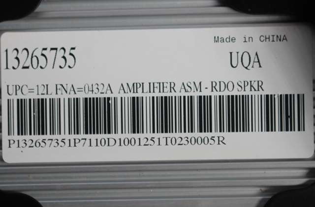 Bilstereo forsterker til Opel Astra J 2010-2015 (GM|13 265 735|)