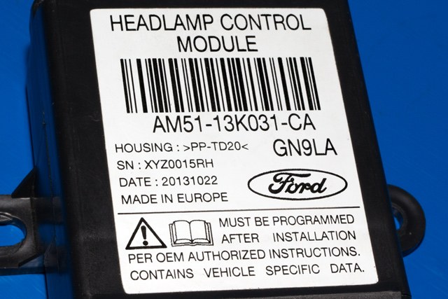 Styreenhet diverse til Ford Focus 2011-2014 (Type III, Fase 1) (FORD|AM51-13K031-CA|)