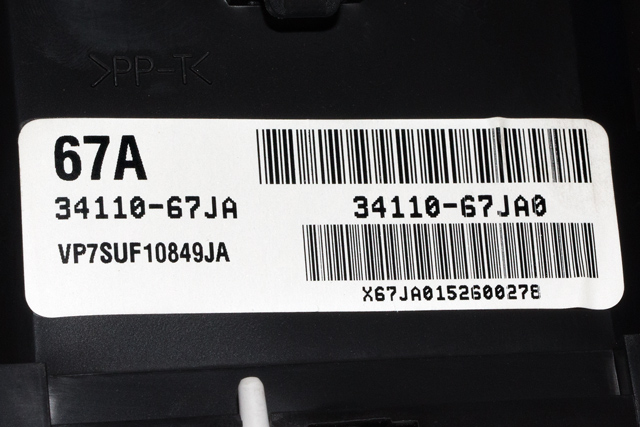 Instrumentpanel til Suzuki Grand Vitara 2005-2015 (Type III) (SUZUKI|34110-67JA|)
