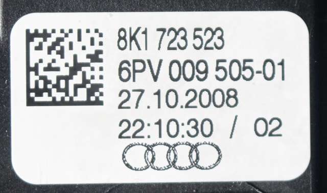 Pedal gass til Audi A6 2008-2011 (Type III, Fase 2) (C6) (C6) (HELLA|6PV 009 505-01|8K1 723 523|)