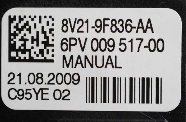 Pedal gass til Ford Fiesta 2008-2012 (Type VI, Fase 1)  (HELLA|6PV 009 517-00|8V21-9F836-AA|)