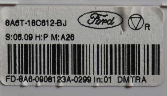 Varmeapparat betjening til Ford Fiesta 2008-2012 (Type VI, Fase 1) (FORD|8A6T-18C612-BJ|)