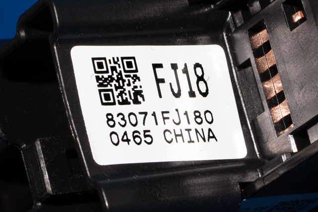 Bryter ruteheis til Subaru XV 2012-2017 (Type I)  (SUBARU|83071-FJ180|)