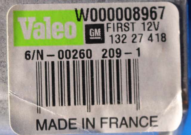 Viskermotor bakrute til Opel Insignia A 2009-2014  (GM|13 227 418|)