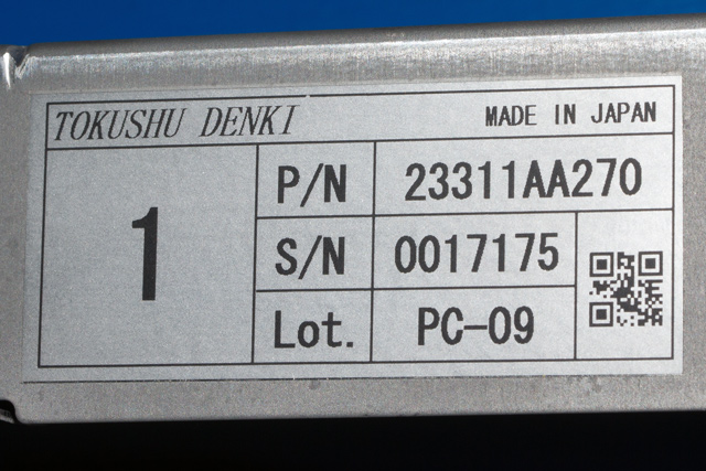 Styreenhet diverse til Subaru XV 2012-2017 (Type I)  (SUBARU|23311-AA270|)