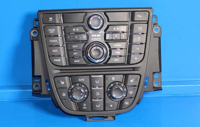 Bilstereo navigasjon betjeningspanel til Opel Astra J, 2010-2015 (GM|13 346 053)
