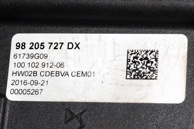 Girstang/girvelger automat til Peugeot 3008 2016-->> (Type II) (PEUGEOT|98 205727 DX|)