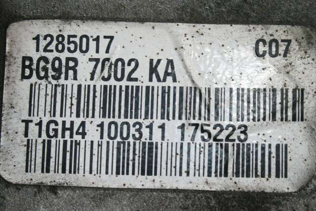 Girkasse manuell 6-trinn til Volvo V70 2007-2013 (Type III, Fase 1)  (FORD|BG9R-7002-KA|)