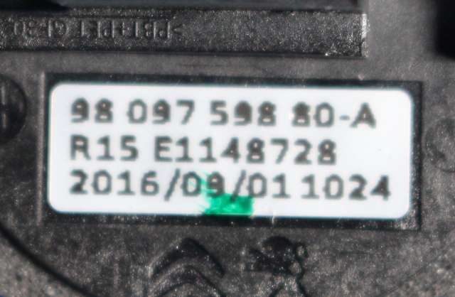 Styreenhet diverse til Peugeot 3008 2016-->> (Type II)  (PEUGEOT|98 097598 80-A|)
