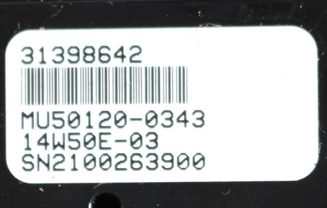 Bilstereo navigasjon betjeningspanel til Volvo V40 2012-2019  (VOLVO|31398642|)