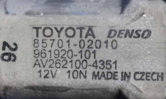 Ruteheis høyre foran til Toyota Auris 2010-2012 (Type I, Fase 2)  (DENSO|262100-4351|85701-02010|)