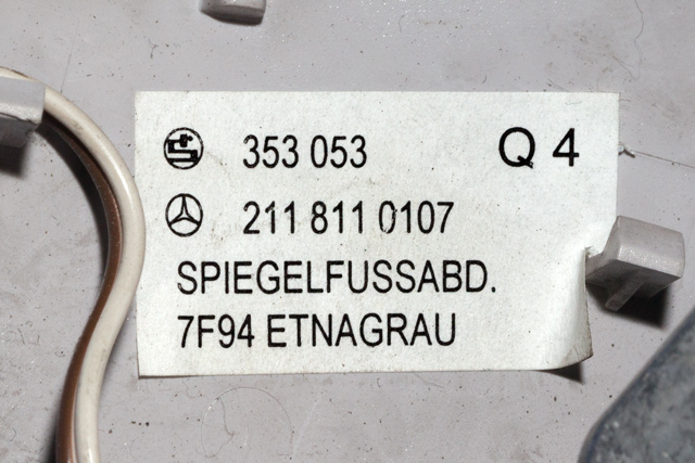 Speil innvendig til Mercedes E-Klasse 2002-2006 (Fase 1) (W211) (W211) (MERCEDES|211 811 01 07|)