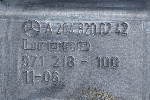 Ruteheis, kun motor, høyre foran til Mercedes GLK 2008-2015 (X204) (X204) (BOSCH|0 130 822 502|A 204 820 02 42|)