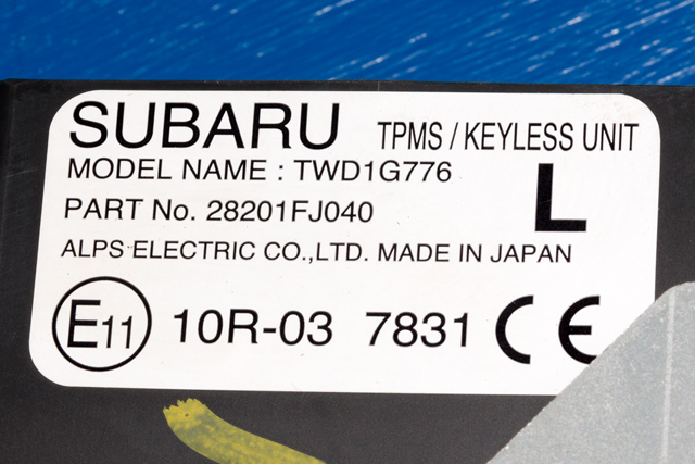 Styreenhet nøkkelfri/keyless til Subaru XV 2012-2017 (Type I) (SUBARU|28201-FJ040|)