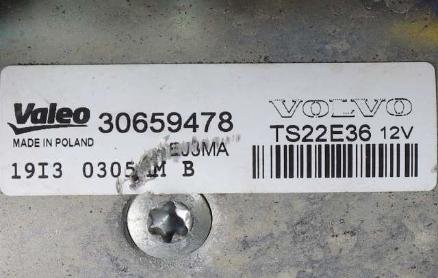 Starter diesel til Volvo V60/V60 CC 2013-2018 (Type I, Fase 2) (VALEO|TS22E36|30659478|)