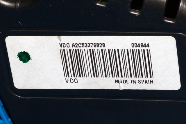 Instrumentpanel til VW Polo 2009-2014 (Type V, Fase 1) (VDO|A2C53376828|6R0 920 861 D|)