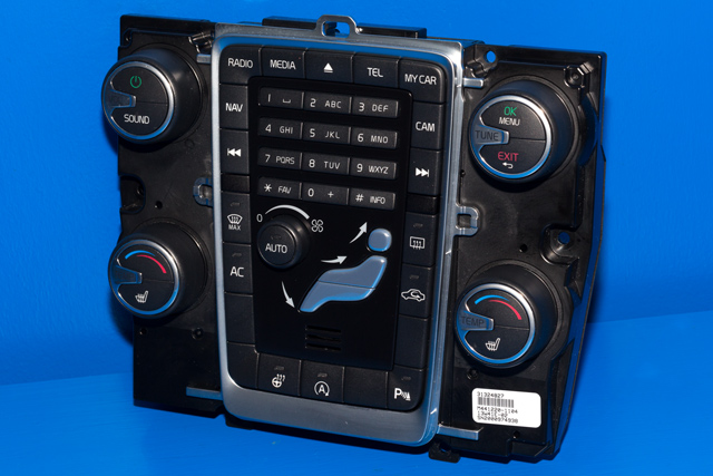 Bilstereo navigasjon betjeningspanel til Volvo V60/V60 CC, 2013-2018 (Type I, Fase 2)  (VOLVO|31324827)