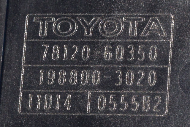 Pedal gass til Toyota Land Cruiser 120 2002-2009  (DENSO|198800-3020|78120-60350|)