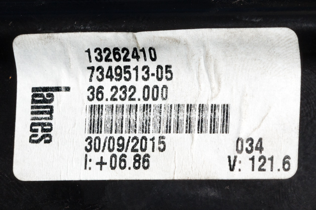Ruteheis venstre foran til BMW X1 2015-2022 (F48) (F48) (BMW|7 349 513|)