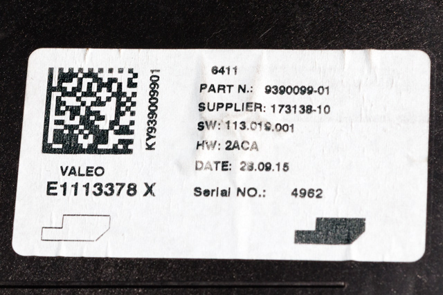 Styreenhet klima/aircondition til BMW X1 2015-2022 (F48) (F48) (BMW|9 390 099|)