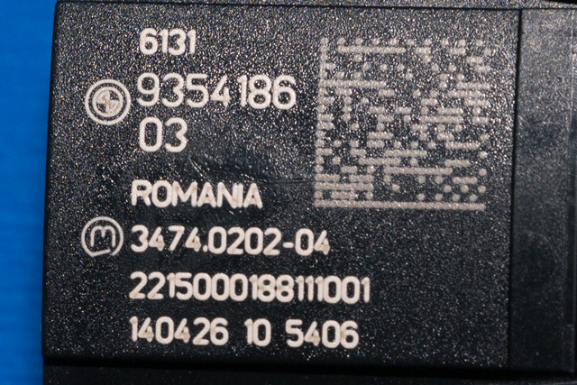 Bryter nødblink til BMW X1 2015-2022 (F48) (F48) (BMW|61.31-9 354 186|)