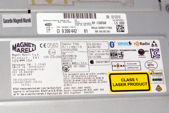Bilstereo navigasjon spiller til BMW X1 2015-2022 (F48) (F48) (BMW|65.12-9 399 442|)