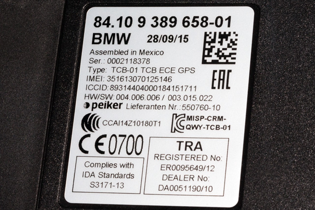 Styreenhet diverse til BMW X1 2015-2022 (F48) (F48) (BMW|9 389 658|)